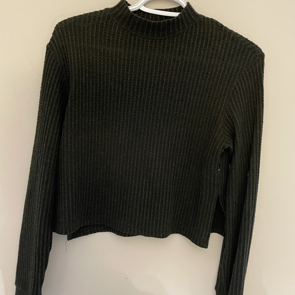 Green turtleneck